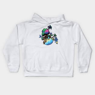 Destiny Islands Pixel Art Kids Hoodie